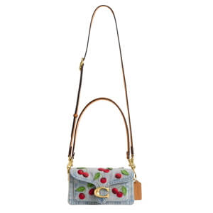 Coach Tabby Shoulder Bag 20 With Cherry Embroidery